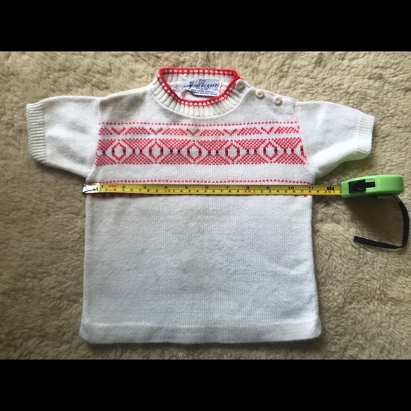 Vintage short sleeves sweater - Picture 2 of 3